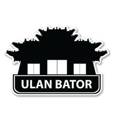 Ulan Bator Car Laptop Phone Vinyl Sticker  - SELECT SIZE