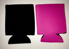 Mixed Can Cooler Pink  Black Koozie Blank Lot 12 Sublimation Summer Fun Party