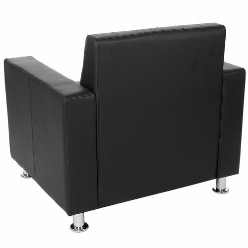 3-1-1 Sofagarnitur Kunda, Couch Loungesofa Kunstleder, Metall-Füße schwarz - Bild 3 von 7