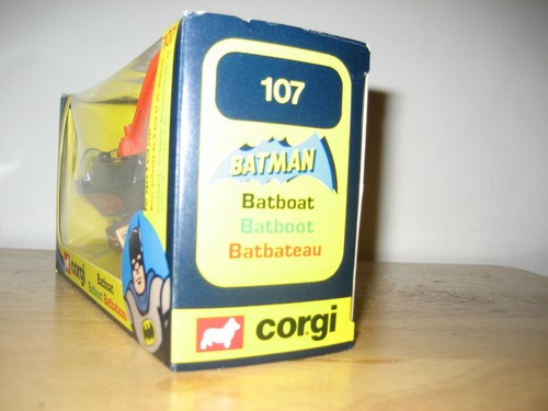 Vintage Original 1976 Corgi 107 Batman Robin Batboat & Trailer 2nd Issue Boat - Picture 5 of 12