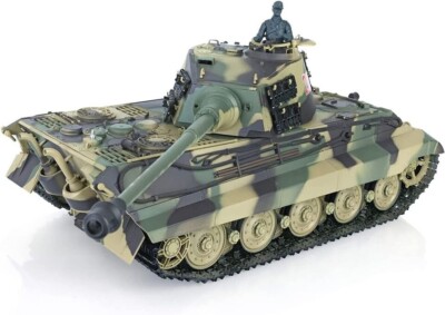 Tanque RC 1/16 Tigre Real Alemán Con Sonido Y Humo – Edición Básica Para Adultos Y Militares