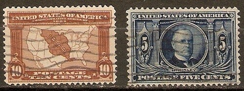 UNITED STATES LOT Sc 326 27 329 330 368x2 371x2 397x2 one NH 399 400A USED FVF - Picture 3 of 4