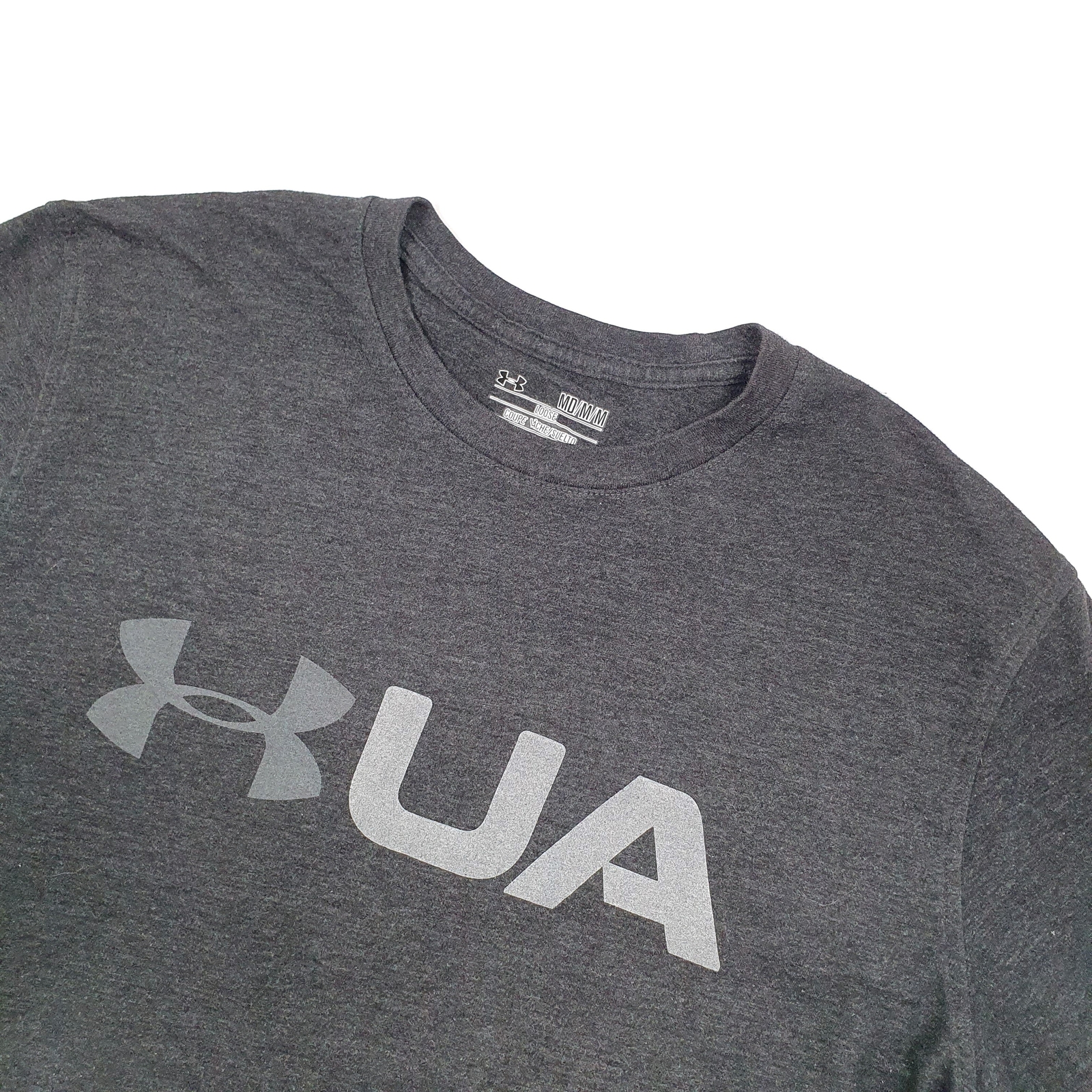 UNDER ARMOUR Grey T Shirt Tee Short Sleeve Mens M image 2