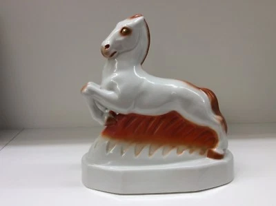 Rarität Porzellan figur, Pferd, Pfeffer Gotha um 1930 grotesk 25cm - Bild 1 von 4
