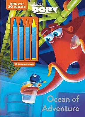 NEU Disney Pixar FINDING DORY OCEAN of ADVENTURE PACK - 4 BUNTSTIFTE 30 AUFKLEBER