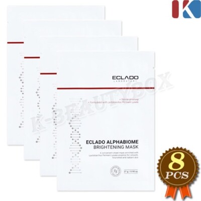 ECLADO Alphabiome Brightening Mask 27g x 8pcs Skin Brightening Korean Cosmetics