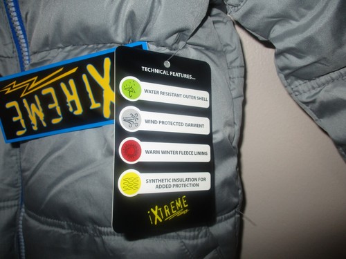 Ixtreme Boys Snow Suit Ski Jacket & Bibs Hooded Gray Black Fleece sz 6 NWT - Picture 20 of 21