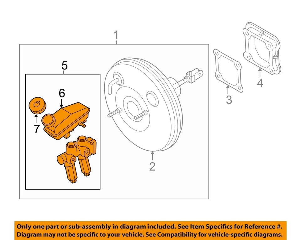 Cilindro maestro de freno usado se adapta a: Chevrolet Aveo MT 2009 sin ABS grado A Foto 3 de 4