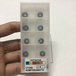 Hitachi-RDMT0802MOTN-CY250-knife-CNC-tool-R4-round-CNC-milling-bla-10PCS-BOX-NEW