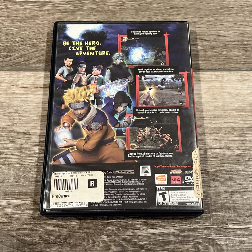 Naruto: Uzumaki Chronicles - PS2 - CIB - Image 2 of 3