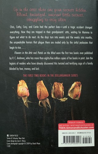 books 1 & 2 dollanger family V.C. Andrews (SC 2-in-1) flowers + petals - Picture 2 of 3