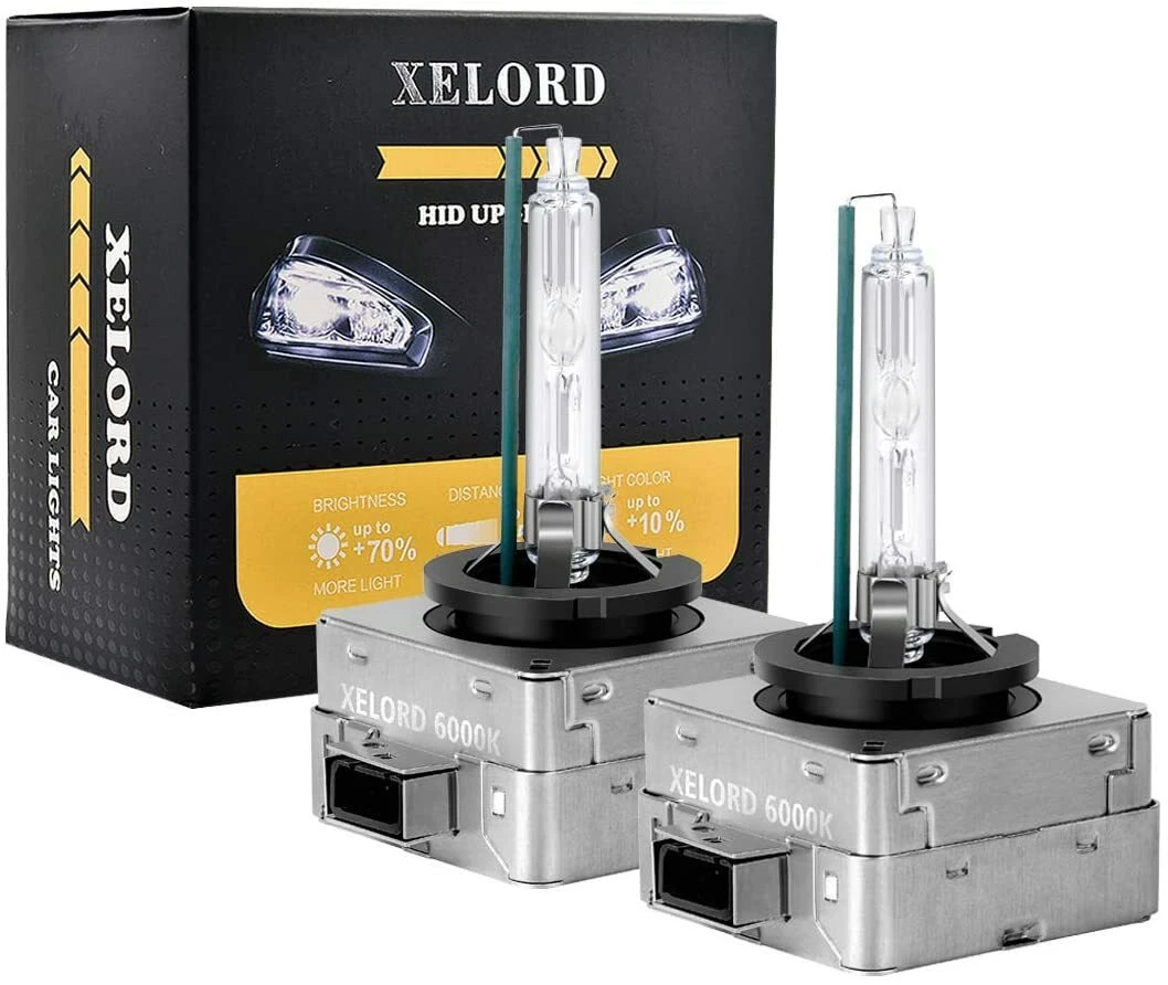 XELORD D1S HID Bulbs 6000K Diamond White 35W 12V Car HID Xenon