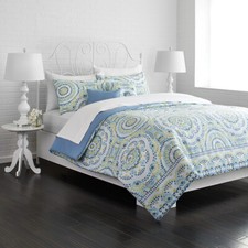 Chic Home Bethany 5 Piece Comforter Set Queen Blue For Sale Online Ebay