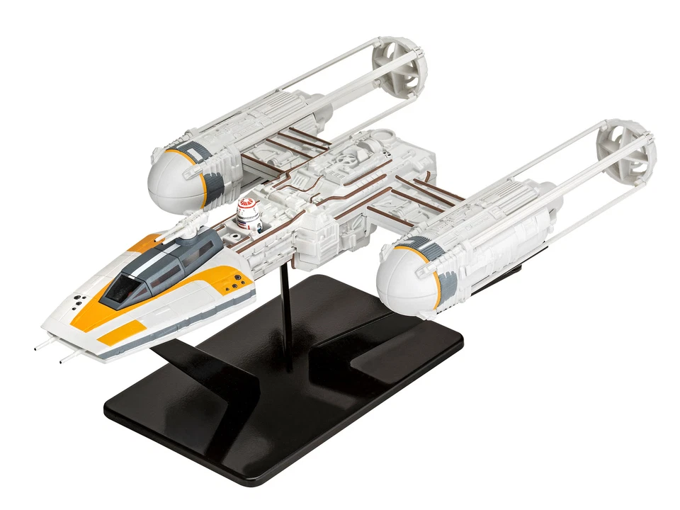 Star Wars Y-Wing Fighter Gift Set 1:72 Plastic Model Kit REVELL - Immagine 2 di 4