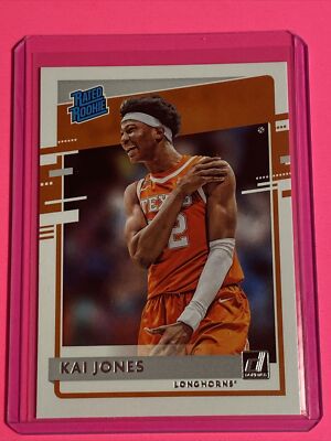  Kai Jones Rated Rookie Card 2021-2022 NBA RC Texas Hornets   Rookies  