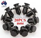 <!--F#f_0-->20X CAR PLASTIC 8MM CLIPS RIVET PUSH FIT DOOR BOOT TRIM PANELS BUMPER FASTENER <!--F/-->