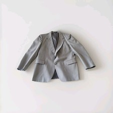 Austin Manor Men  s Linen Blend Blazer Jacket R44 Pockets Lined Lot 5495 Used...