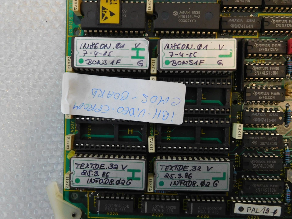 IBH 972379, IBH Video Eprom CMOS Board H1.1.006 - Image 3 of 4