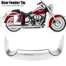 Rear Fender Tip Trim Chrome For Harley 2009-2017 Softail Deluxe FLSTN FLS Slim