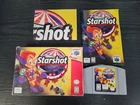Starshot: Space Circus Fever N64 Complete Box CIB Good Shape Nintendo 64 Poster