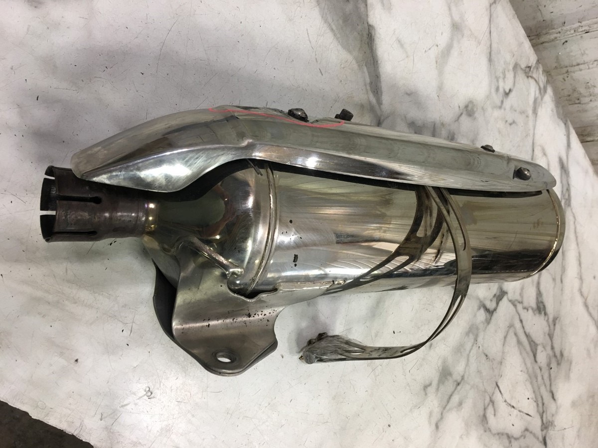 09 Aprilia Scarabeo 500 Scooter muffler pipe exhaust
