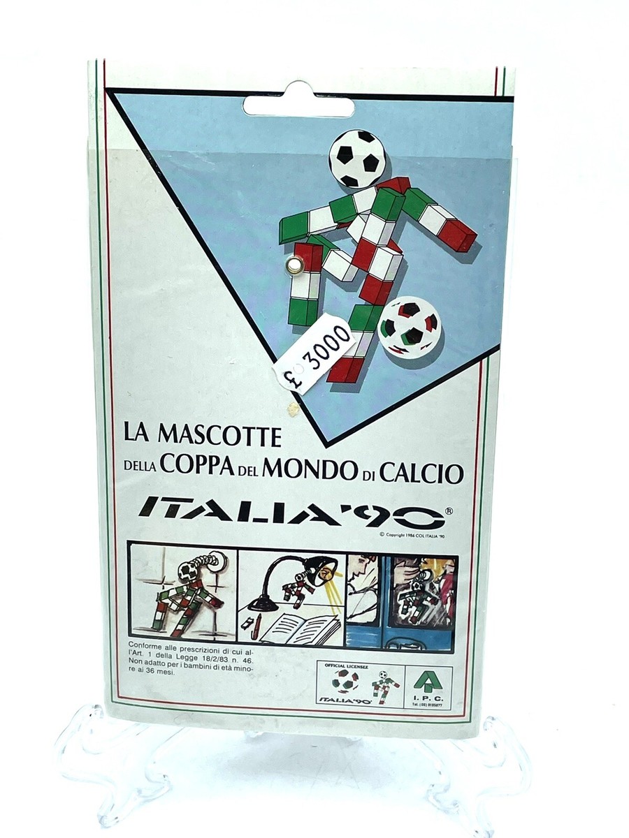 FIFAサッカーワールドカップ1990イタリア大会公式グッズ（チャーム）希少品 Vintage FIFA Italian World Cup 1990 Italia '90 Mascot Ciao