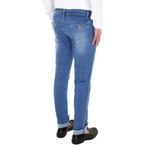 Jeans Uomo Leggero Blu Nero Pantalone Casual Tasca America 44 46 48 50 52 54 - Imagen 25 de 40