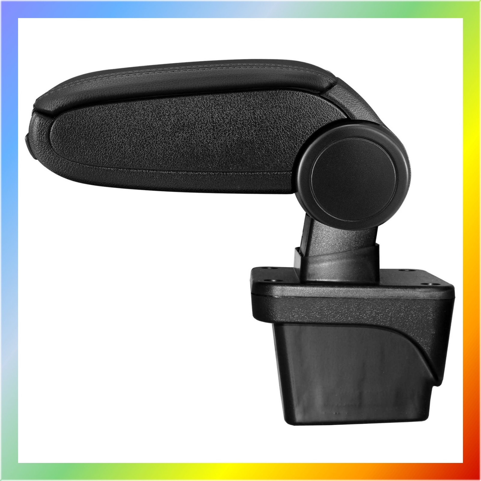 Accoudoir central noir en cuir pour Seat Arona 2017-2024