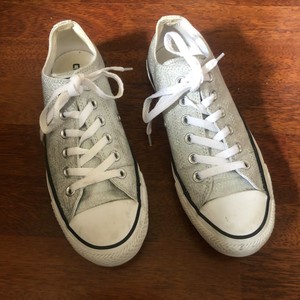 silver converse womens size 7