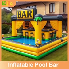 NEW 15x15FT Inflatable Pool Bar Inflatable Pub House Tent For Home Party Event