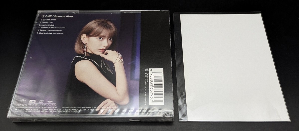 izone 2nd single buenos aires CD BOX 2つ IZ*ONE Japan 2nd single Buenos Aires CD + Photocard + Photo