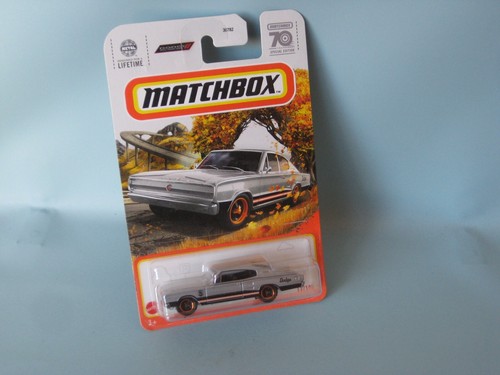 Matchbox 1966 Dodge Charger Silver Body Toy Model Car 75mm in USA BP - Picture 2 of 2
