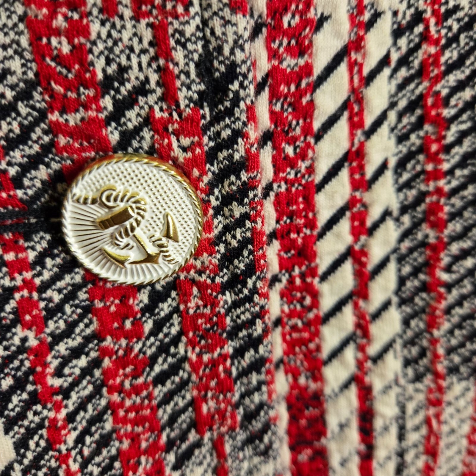 Cabi Patchwork Blazer Red White Blue Patriotic Si… - image 7