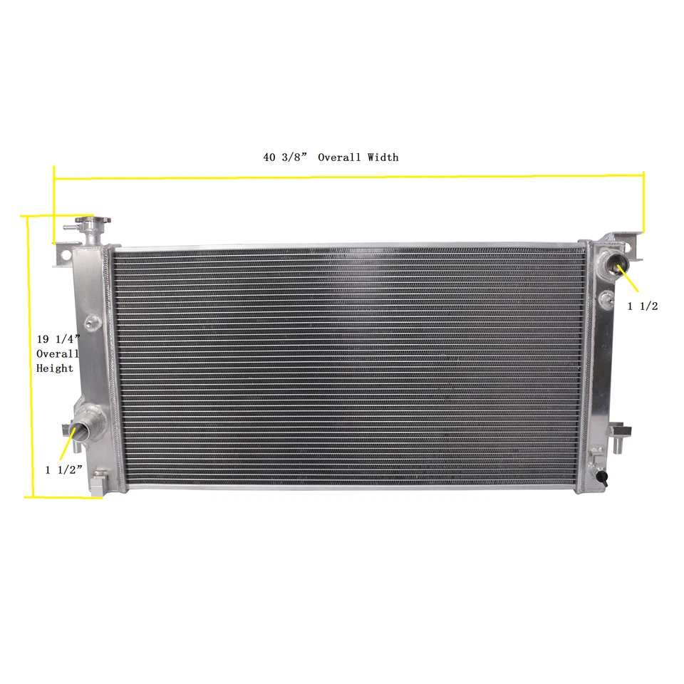 DPI:13099 Radiator For 2010 Lincoln Mark LT/2014 Navigator 5.4L All Aluminum - Image 2 of 4