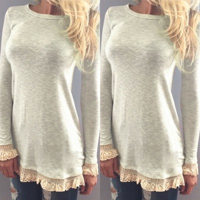 Deals For Women Summer Solid Vest Top Long Sleeve Blouse Casual Tank Tops Shirt Lace XL J Deals For Women Summer Solid Vest Top Long Sleeve Blouse Casual Tank Tops Shirt Lace XL J