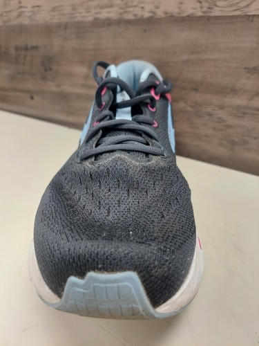 Brooks Ghost Max Mujer 9.5 Anchos Zapatos Correr Caminar Negro Azul 1203951D082 - Imagen 3 de 14
