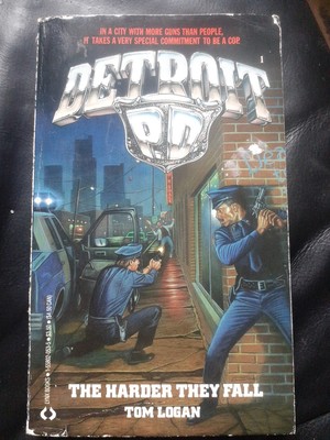 Detroit P.D. #1 The Harder They Fall Vintage Taschenbuch Krimi Zellstoff