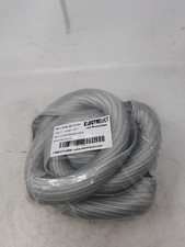 Electriduct 2" x 10ft Self-Closing Braided Cable Wrap Sleeve Gray