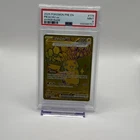 2025 Pikachu Gold Hyper Rare Prismatic Evolutions PSA 9