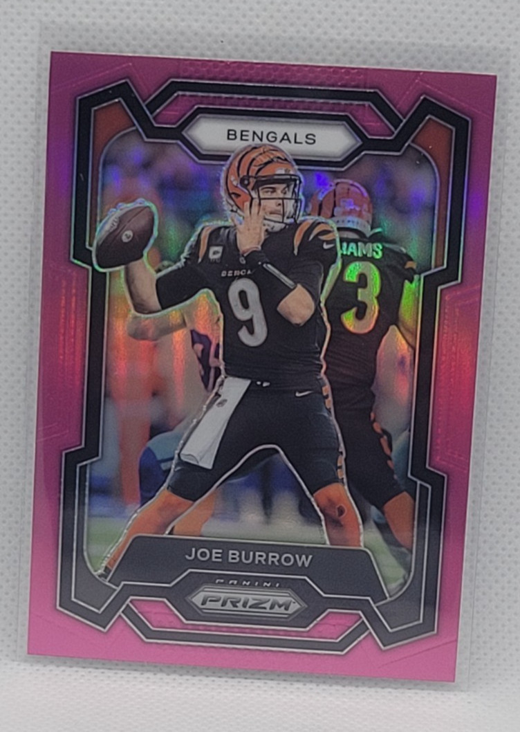 2023 Prizm Joe Burrow Pink Prizm #57 Bengals
