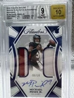 2024 Flawless - Rookie Dual Patch Auto Michael Penix Jr. #RDPA-MPJ /10 BGS 9