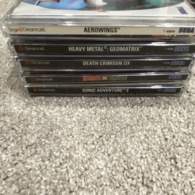 SEGA Dreamcast Console Lot: 4 Controllers, 2 Light Guns, 32 Games, GameShark