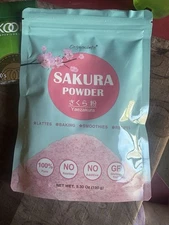 Case  (12 Packs) Sakura Cherry Blossom Powder 100% Japanese, Gluten-Free, Keto