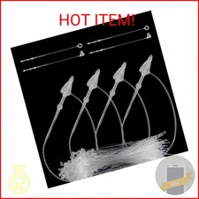 1000Pcs Hang Prices Tag Fasteners, 3 Inch Snap Lock Pins Plastic Tags for Clothi