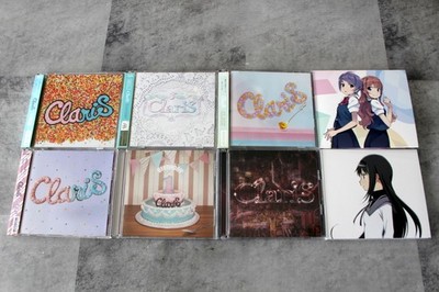 SET x8 Claris Japan CD CLICK Colorful Birthday border STEP Anemone PRIMALove