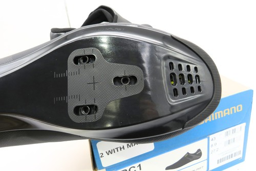 Shimano Cycling Shoes RC1 Hook & Loop for 3 Bolt Cleats Black -H - Picture 36 of 58