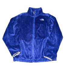 The North Face Girls Youth Full Zip Osito Jacket - Deep Blue - Size XL/18