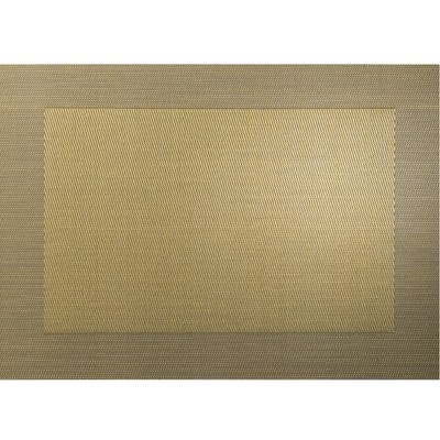 ASA SELECTION Table Top Tischset mit gewebtem Rand goldfarben Platzset