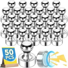 12Pcs Strong Fridge Magnets for Whiteboard Kitchen Office Locker Heavy Duty