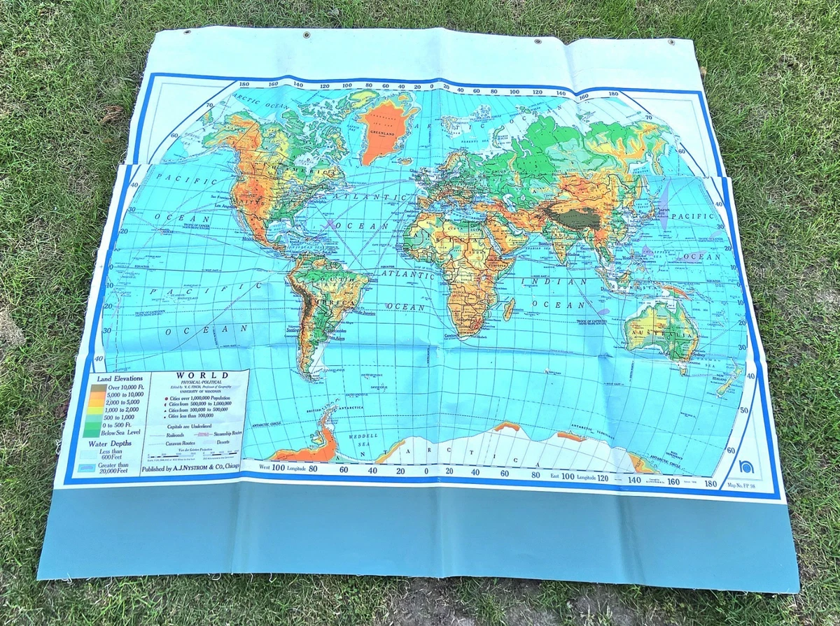 Vintage Original Antique World Maps & Atlases for sale | eBay